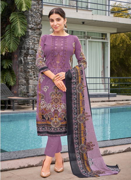 Alzohaib Rawayat Printed Embroidery Cotton Pakistani Suits Wholesale Price In Surat
 Catalog