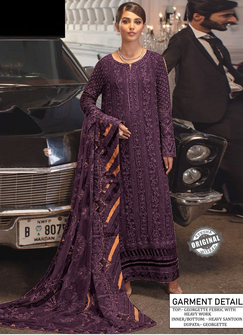AM 238 Georgette Pakistani Suits Catalog