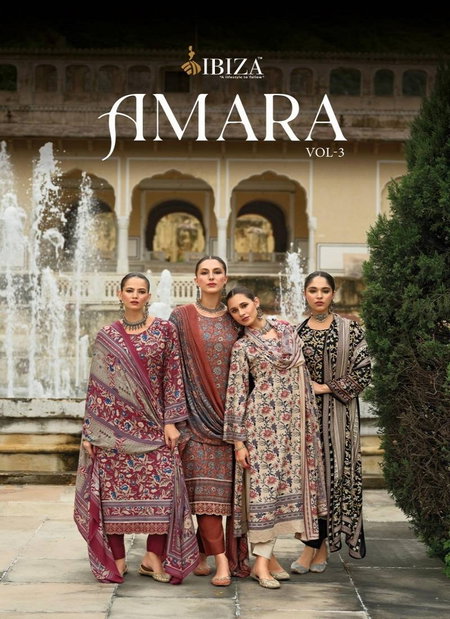 Amara Vol 3 By Ibiza Viscose Pashmina Dress Material Wholesale Shop In Surat
