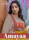 Amaya By Mittoo Modal Embroidery Kurti With Bottom Dupatta Exporters In India