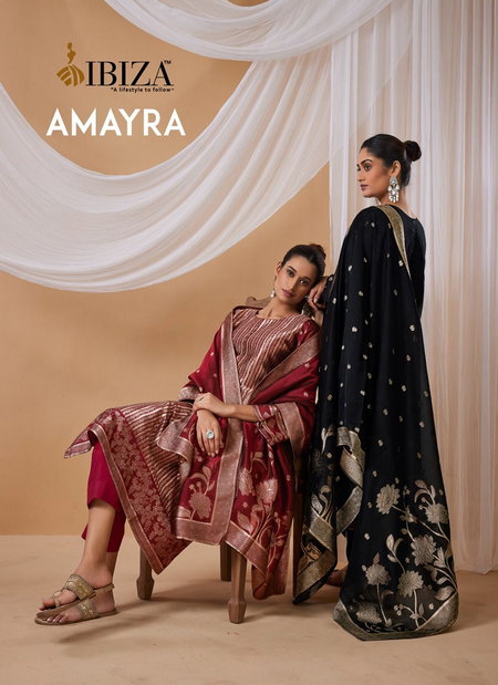 Amayra By Ibiza Banglory Silk Designer Salwar Kameez Wholesale Price In Surat
