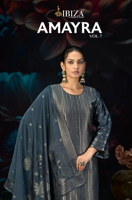 Amayra Vol 7 By Ibiza Banglory Silk Designer Salwar Suits Suppliers In India