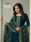 Amaze By Vipul Silk Georgette Embroidery Salwar Kameez Wholesale Market In Surat