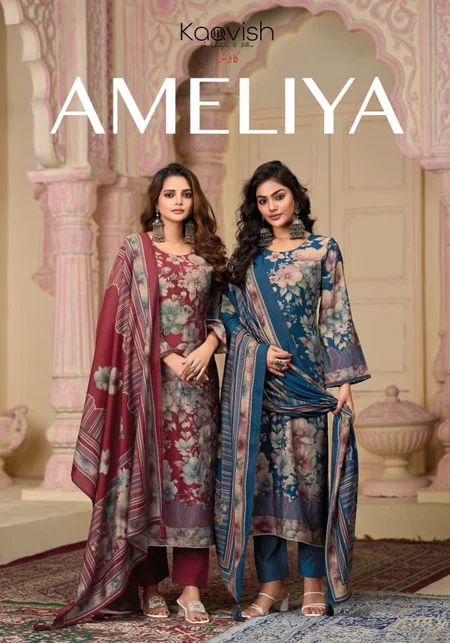 Ameliya By Kaavish Modal Silk Printed Dress Material Wholesale Online