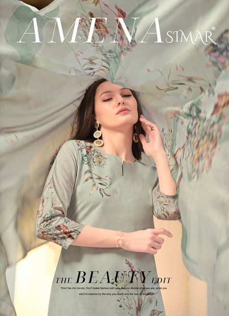 Amena By Glossy Digital Printed Lawn Cotton Dress Material Wholesalers In Surat
