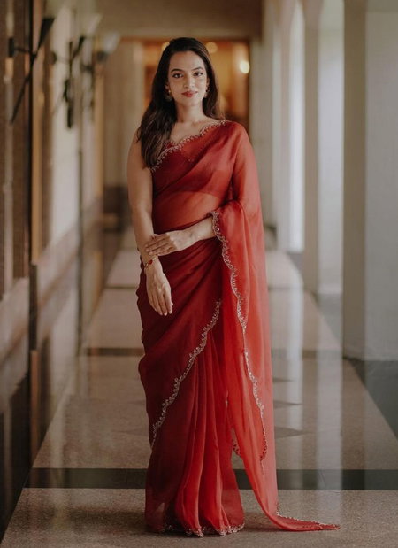 Amitha Embroidery Party Wear Sarees Wholesale Market In Surat With Price