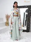 Amoha C288 Chinon Embroidery Readymade Indo Western Orders In India
