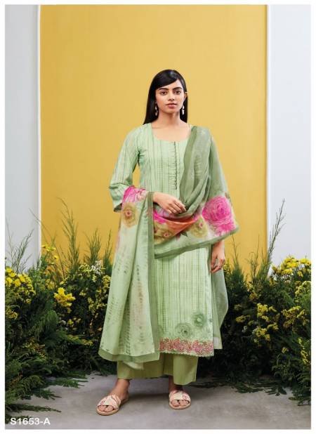 Amrita S1653 By Ganga Cotton Salwar Suits Catalog
