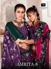 Amrita Vol 8 By Mahamani Creation Heavy Moss Foil Printed Sarees Wholesalers In Delhi