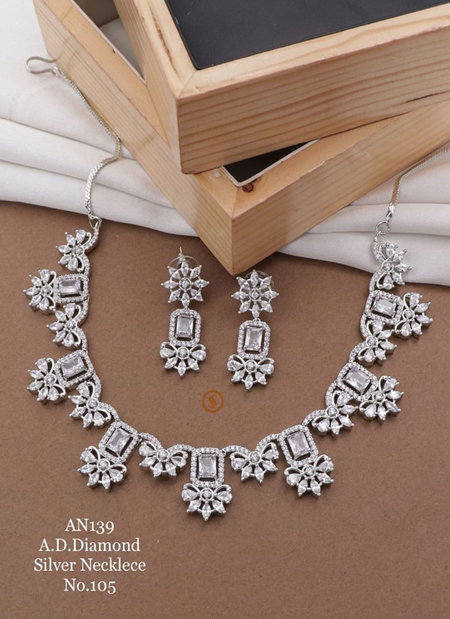 AN139 Fancy Designer Necklace Wholesale Price In Surat
