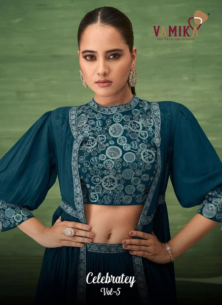 Anamika Vol 2 By Vamika Pure Bsy Flona Online Party Wear Lehenga Choli Wholesale