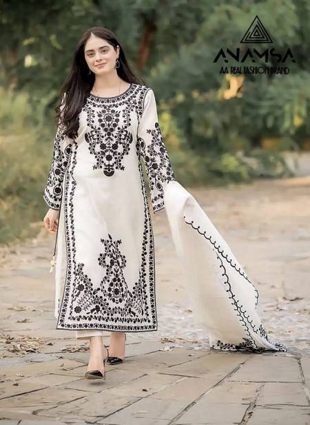 Anamsa 247 Hit Design Faux Georgette Pakistani Salwar Suit Wholesale Price In Surat Catalog
