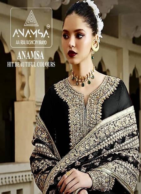 Anamsa 411 A To D Hits Embroidery Georgette Pakistani Suits Wholesale Shop In Surat
 Catalog