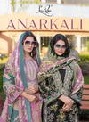Anarkali by Levisha Solid Cotton Digital Printed Dress Material Orders In India