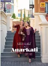 Anarkali By Lily And Lali Long Kurti With Bottom Dupatta Suppliers In India