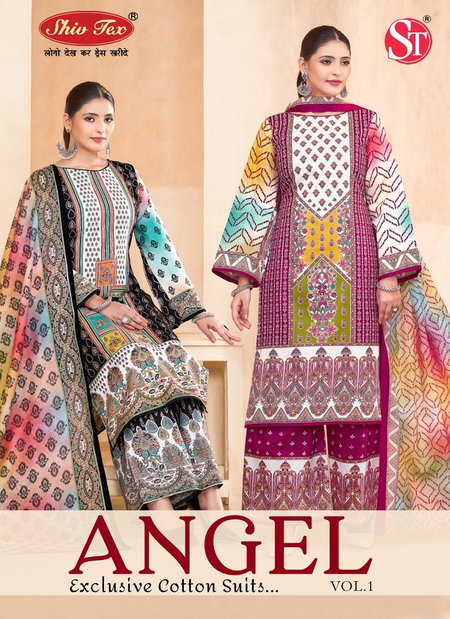Angel Vol 1 By St Heavy Cotton Printed Dress Material Exporters In India