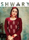 Anjali Aishwariya 3 Latest Designer Pant Style Ready Made Dress Collection With Embroidery Work 
