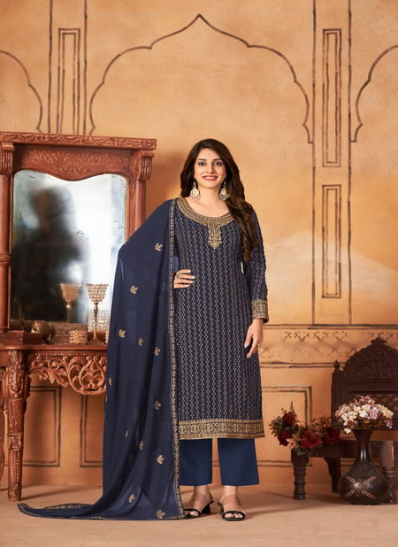  Anjubaa vol 7 Georgette Wedding Wear Wholesale Designer Salwar Suit Catalog Catalog