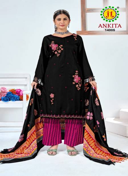 Ankita Vol 14 By Jt Rayon Designer Dress Material Wholesalers In Delhi
 Catalog