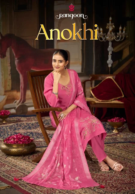 Anokhi By Rangoon Viscose Wholesale Kurti With Bottom Dupatta In India