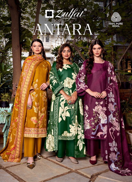 Antara by Zulfat Woollen Pashmina Wholesale Dress Materials Suppliers In Mumbai
