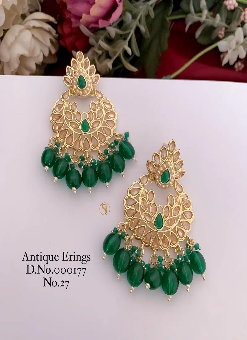 Antique Designer Wedding Wear Earrings Collection 3 Wholesalers In Delhi
