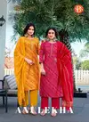 Anulekha By Sbs Chanderi Kurti With Bottom Dupatta Wholesale in India