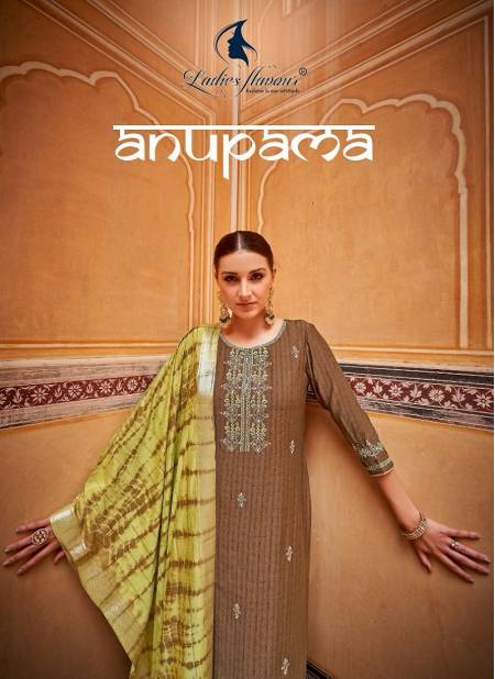 Anupama By Ladies Flavour Embroidery Rayon Readymade Suits Wholesale Price In Surat Catalog
