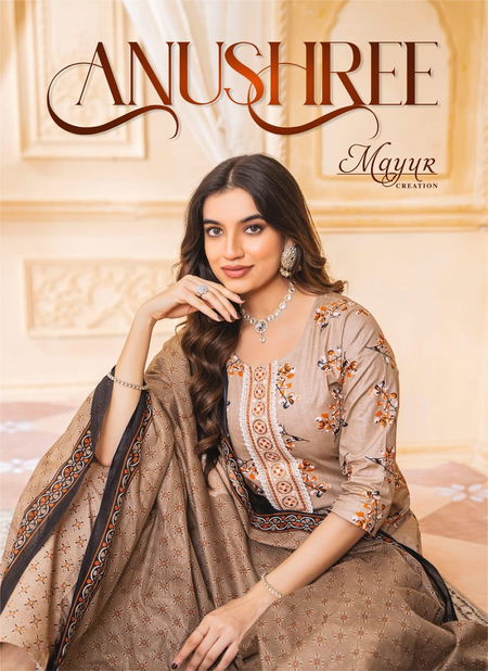 Anushree Vol 1 By Mayur Poplene Cotton Dress Material Wholesale Price In Surat Catalog