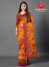 Apple Minaxi Brasso 17 Latest Fancy Designer Casual Wear Cotton Fancy Brasso Saree Collection
