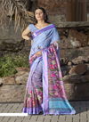 Apple Sushmaa 4 Linen Satin Printed Fancy Festive Wear Saree Collection