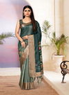 Apple Tiara Fancy Ethnic Wear Satin Silk Printed Saree Collection