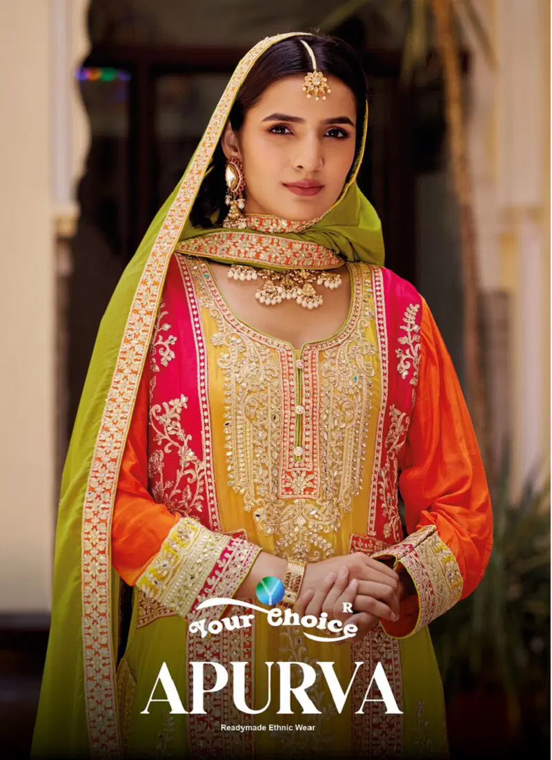 Apurva By Your Choice Karva Chauth Special Chinon Salwar Suits Wholesale Shop In Surat Catalog