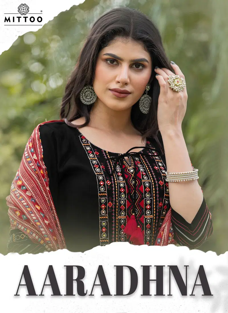 Aradhana By Mittoo Viscose Kurti With Bottom Dupatta Suppliers In India Catalog