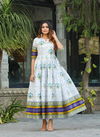 Aradhna Bandhani 3 Heavy Cotton Festive Wear Cotton Anarkali Long Kurti Collection