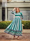 Aradhna Fashion Stripy 2 Cotton Wholesale Anarkali Kurti Collection