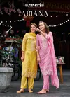 Ariana By Zaveri Organza Emboidery Readymade Suits Wholesalers In Delhi