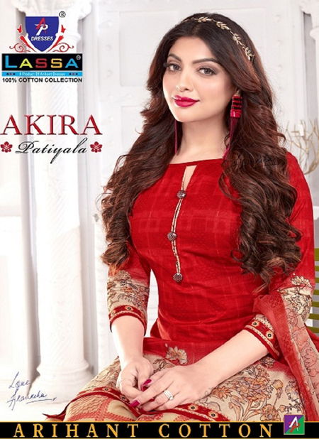 Arihant Lassa Akira Latest Fancy Regular Wear Printed Cotton Dress Material Collection
 Catalog