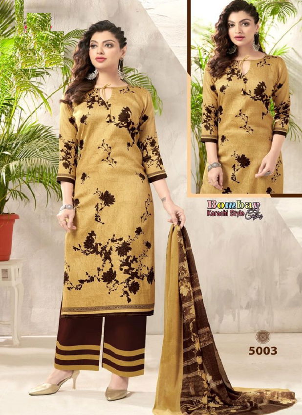 Arihant Lassa Bombay Cotton 5 Fancy Casual Daily Wear Cotton Printed Latest Dress Material Collection