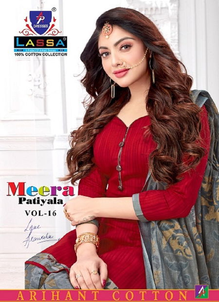 Arihant Lassa Meera 16 Latest Fancy Designer Regular Casual Wear Patiala Printed Dress Material Collection
 Catalog