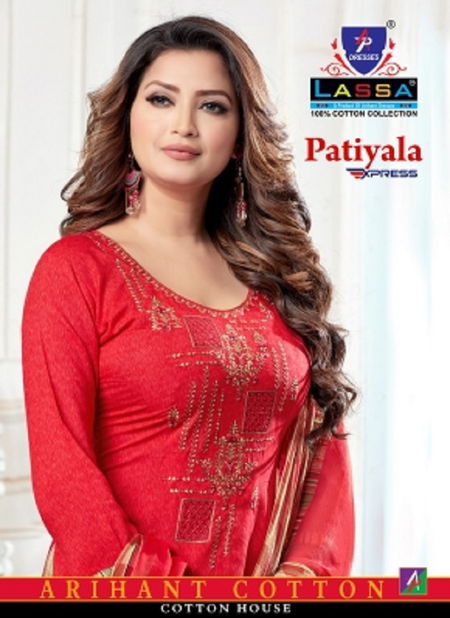 Arihant Lassa Patiyala Express Cotton Printed Dress Material Collection
 Catalog