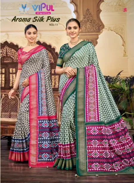 Aroma Silk Plus Vol 11 By Vipul Dola Silk Saree Wholesalers In Surat