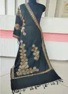 Arrival of Fancy Woolen Winter Wear Embroidered Stoles 2
