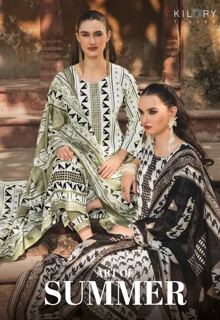 Art Of Summer By Kilory Lawn Cotton Designer Salwar Suits Wholesale Shop In Surat