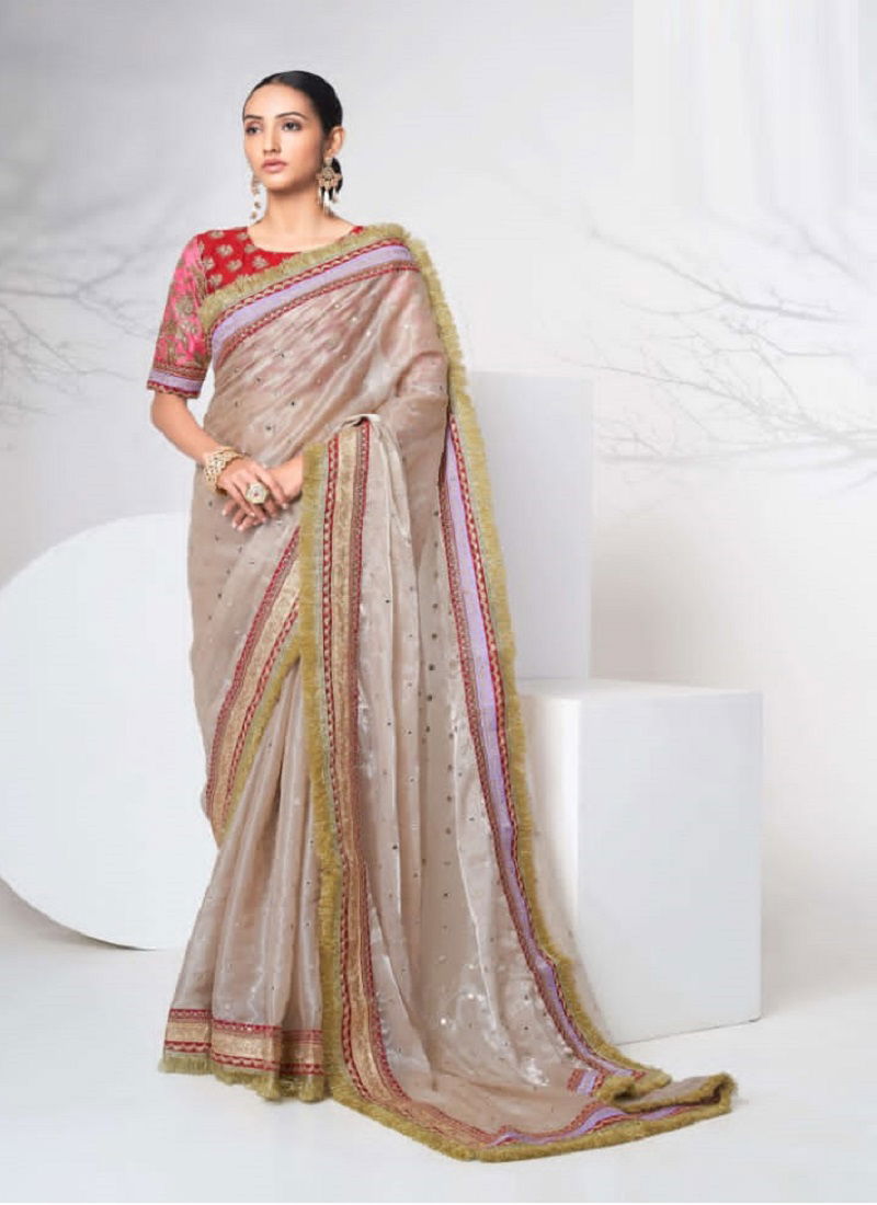 Arya Imperial Vol 9 Designer Organza Wholesale Party Wear Saree 