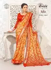 Asha 129 By Kalpatru Mulberry Chiffon Printed Sarees Wholesale Shop In Surat
