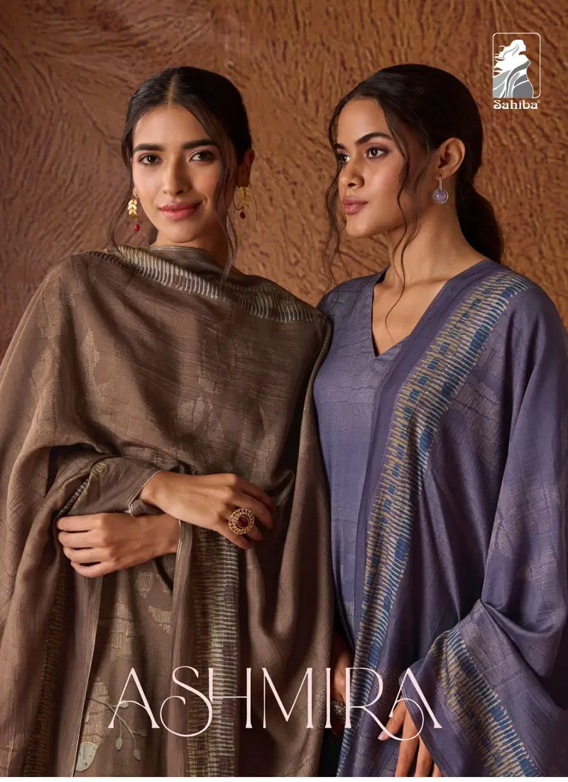 Ashmira By Sahiba Handwork Digital Printed Dress Material Wholesale Shop In Surat Catalog