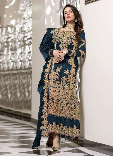 Asim Jofa 56084 Heavy Wedding Wear Embroider Pakistani Salwar Kameez Collection Catalog