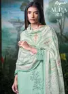 Aura By Reyna Cotton Printed Embroidery Dress Material Orders In India