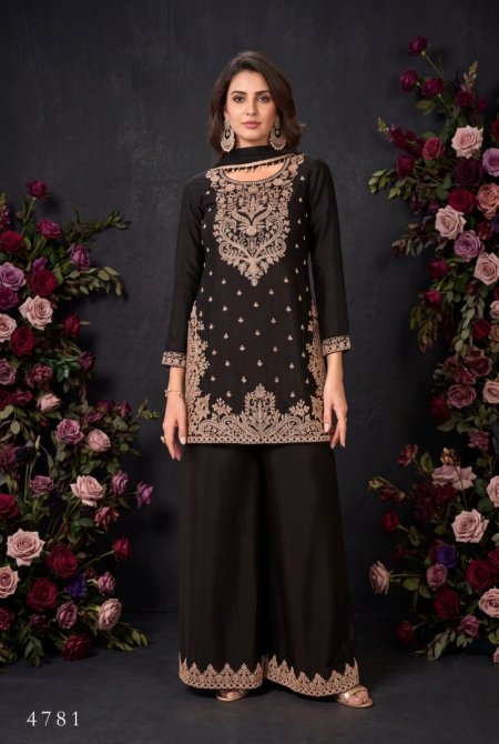 Kabool By Aurraa Chinon Beads Work Salwar Suits